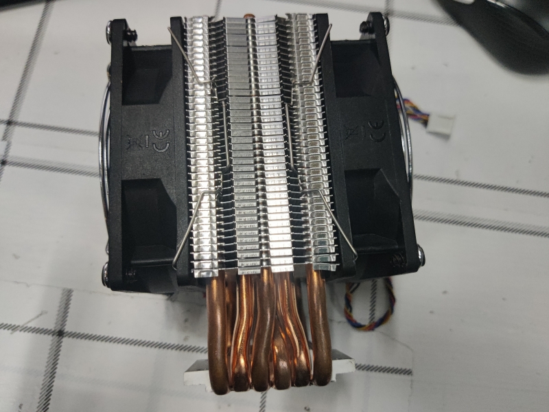 白嫖的AVC六热管工包散热